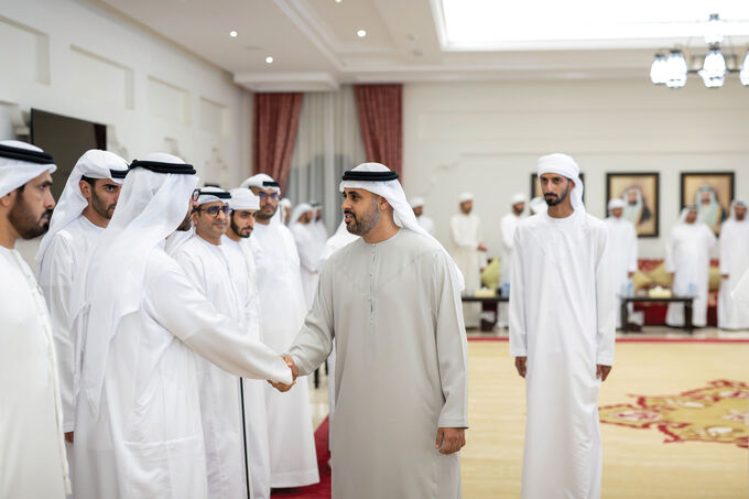 Theyab bin Mohamed bin Zayed offers condolences on the passing of Mohammed Abdulla Al Dhaheri