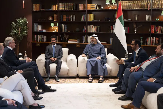 Crown Prince of Abu Dhabi meets with CEOs of leading Norwegian companies