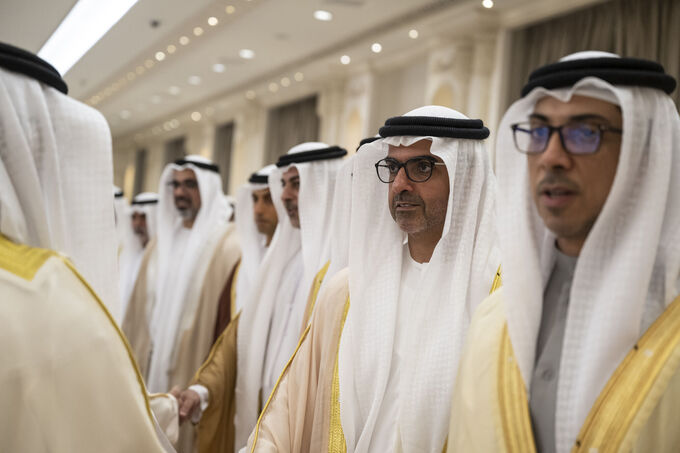 UAE President Receives Rulers Of Emirates, Crown Princes On Eid Al Adha