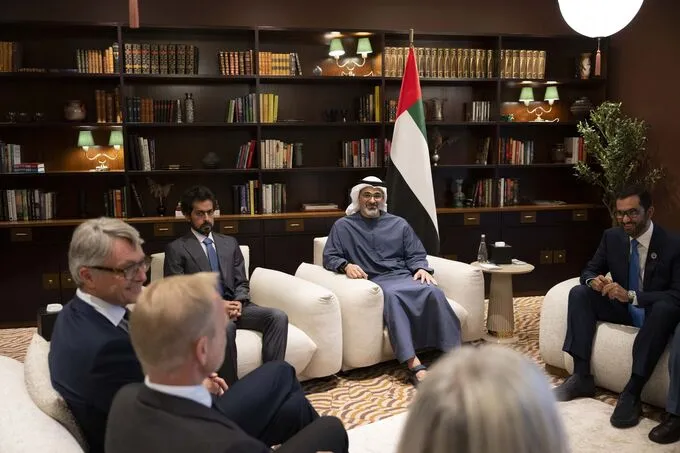 Crown Prince of Abu Dhabi meets with CEOs of leading Norwegian companies