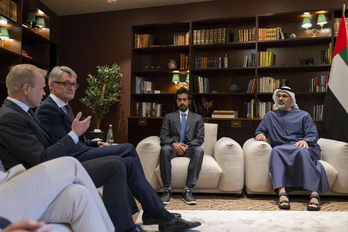 Crown Prince of Abu Dhabi meets with CEOs of leading Norwegian companies