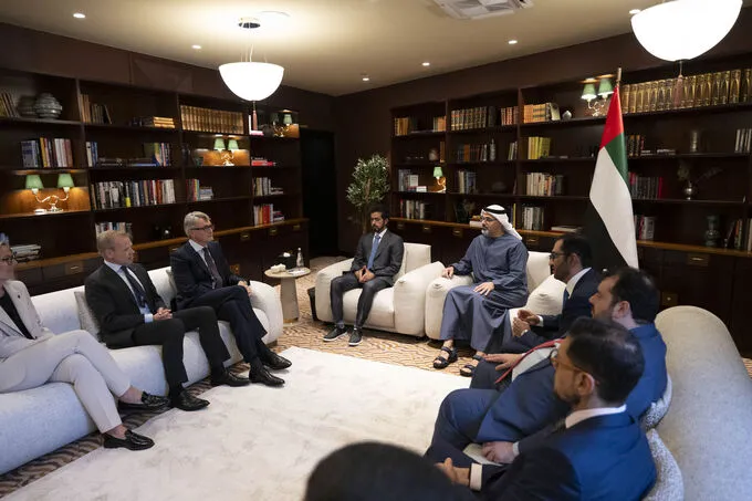 Crown Prince of Abu Dhabi meets with CEOs of leading Norwegian companies