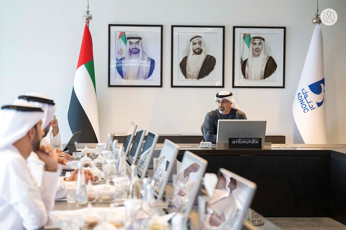 Khaled bin Mohamed bin Zayed Chairs Meeting of Executive Committee of ADNOC Board of Directors