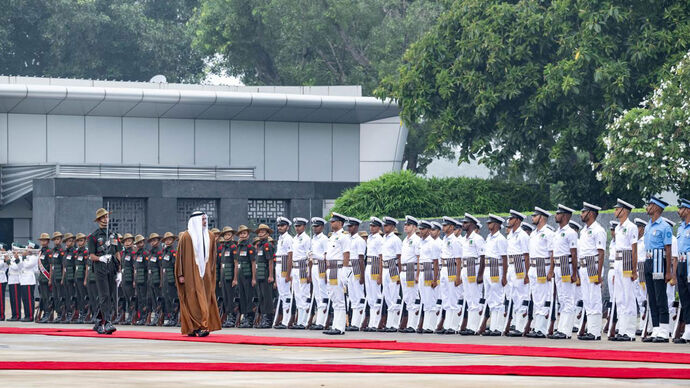 Crown Prince of Abu Dhabi arrives in New Delhi on official visit to India