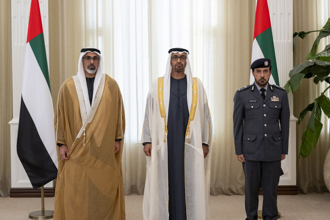 Before the UAE President and in the presence of Crown Prince of Abu Dhabi, Abu Dhabi Executive Council’s new members take oath of office