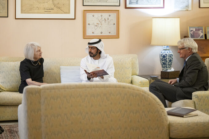 Khalifa bin Tahnoon bin Mohammed offers condolences on the passing of David Heard