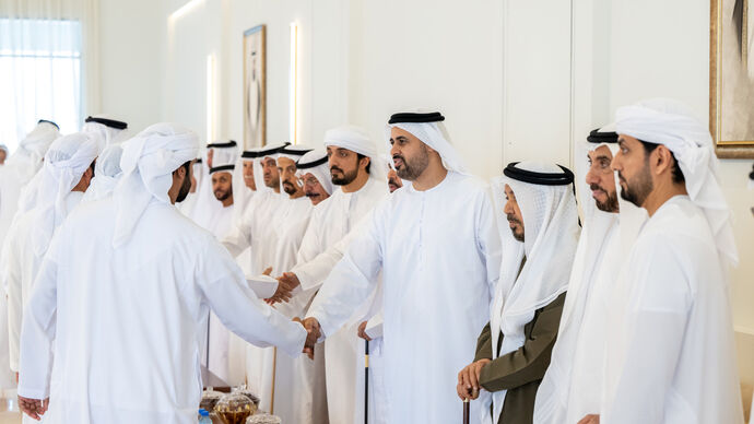 Theyab bin Mohamed bin Zayed offers condolences on the passing of Ahmed Juan Al Dhaheri