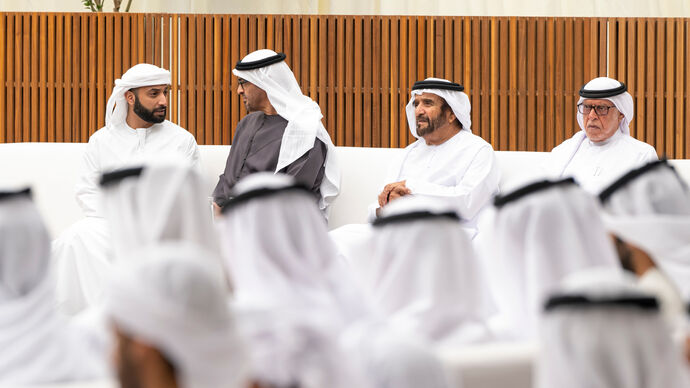 UAE President receives condolences over passing of Hazza bin Sultan