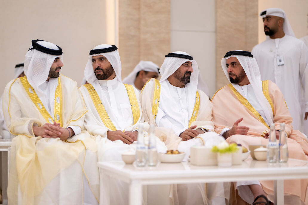 Mansour bin Zayed and Khaled bin Mohamed bin Zayed receive Crown ...