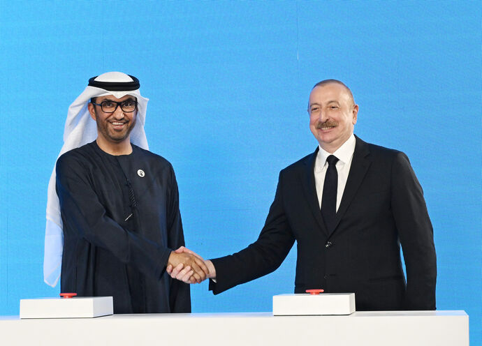 Masdar and SOCAR have broken ground on three major solar and wind power projects in Azerbaijan, with a 1GW capacity