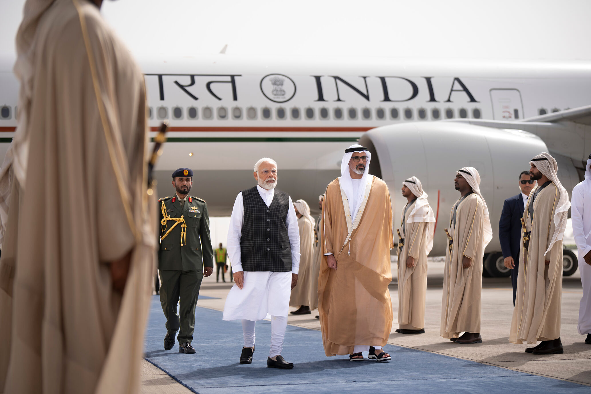 Crown Prince Of Abu Dhabi Received Prime Minister Of India At The Start ...