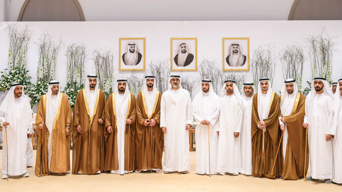 Crown Prince of Abu Dhabi attends group wedding in Abu Dhabi