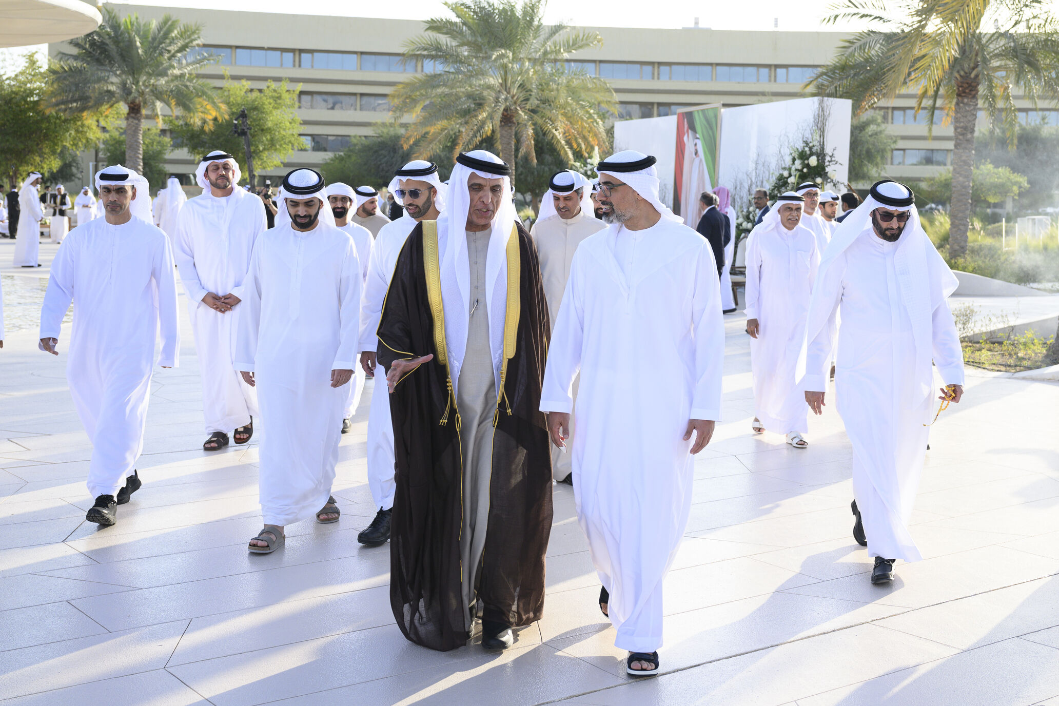 Ruler of Ras Al Khaimah and Crown Prince of Abu Dhabi attend Mohamed ...