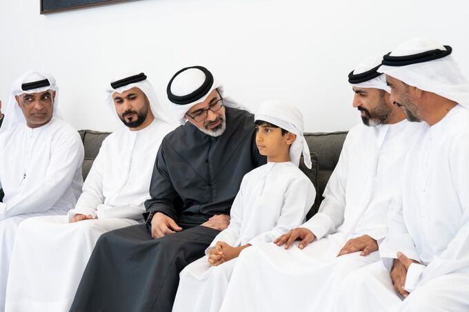 Crown Prince of Abu Dhabi  offers condolences on the passing of UAE martyrs