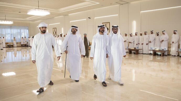 Khalifa bin Tahnoon bin Mohammed offers condolences on the passing of Ahmed Juan Al Dhaheri