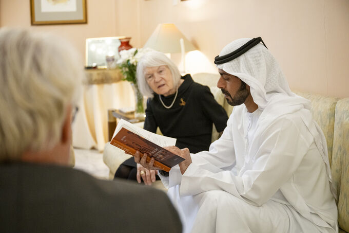 Khalifa bin Tahnoon bin Mohammed offers condolences on the passing of David Heard