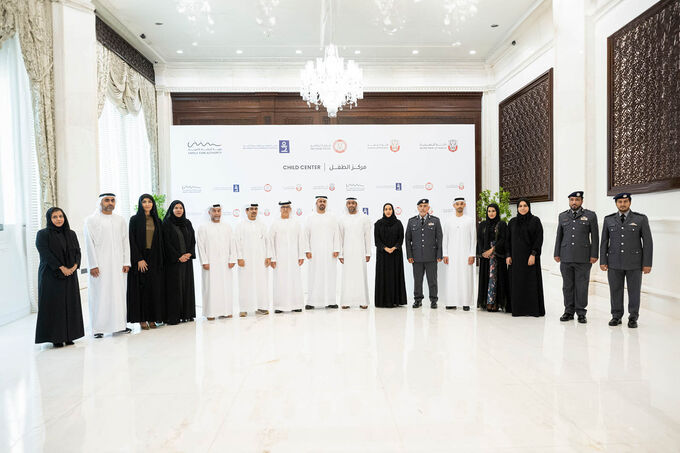 Theyab bin Mohamed bin Zayed Witnesses signing of the Service Level Agreements to Establish the Child Center