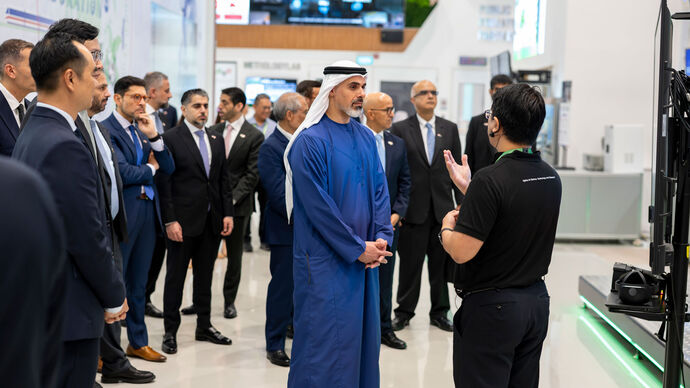 Crown Prince of Abu Dhabi  visits Advanced Remanufacturing Technology Centre in Singapore