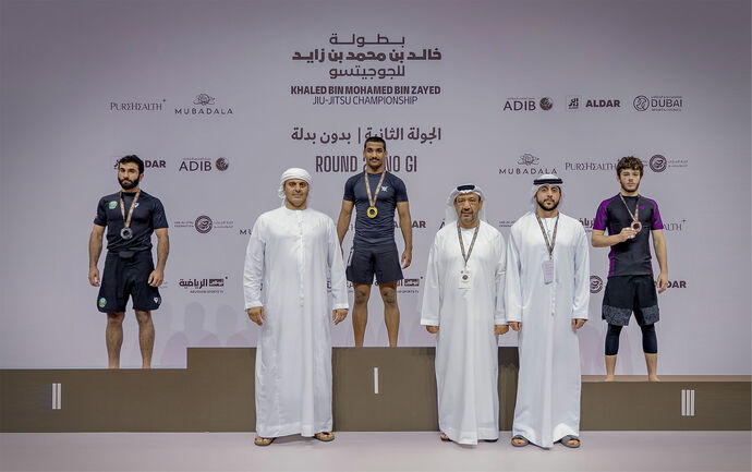 The second round of the Khaled bin Mohamed bin Zayed Jiu-Jitsu Championship concludes