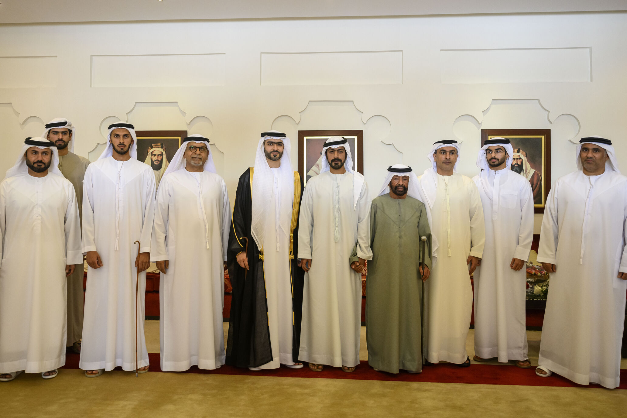 Khalifa bin Tahnoon bin Mohammed attends Al Dhaheri and Al Shamsi ...