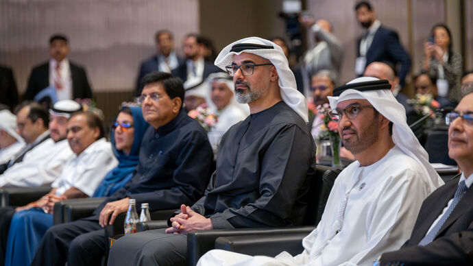 Crown Prince of Abu Dhabi attends India-UAE Business Forum in Mumbai and witnesses exchange of agreements and launch of initiatives to nurture bilateral economic growth