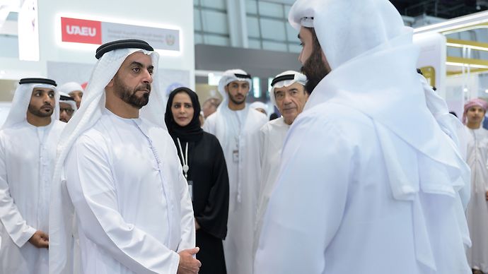 Saif bin Zayed visits 9th Education Interface Exhibition and the Middle East Youth Conference