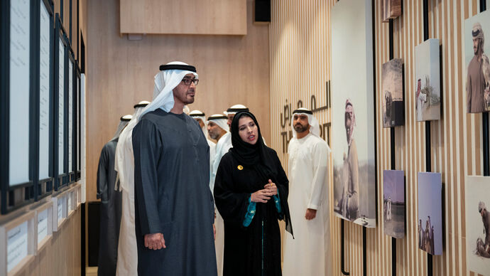 UAE President attends 21st Abu Dhabi International Hunting and Equestrian Exhibition