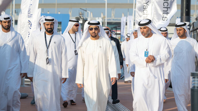 Hamdan bin Zayed visits 6th Abu Dhabi International Boat Show