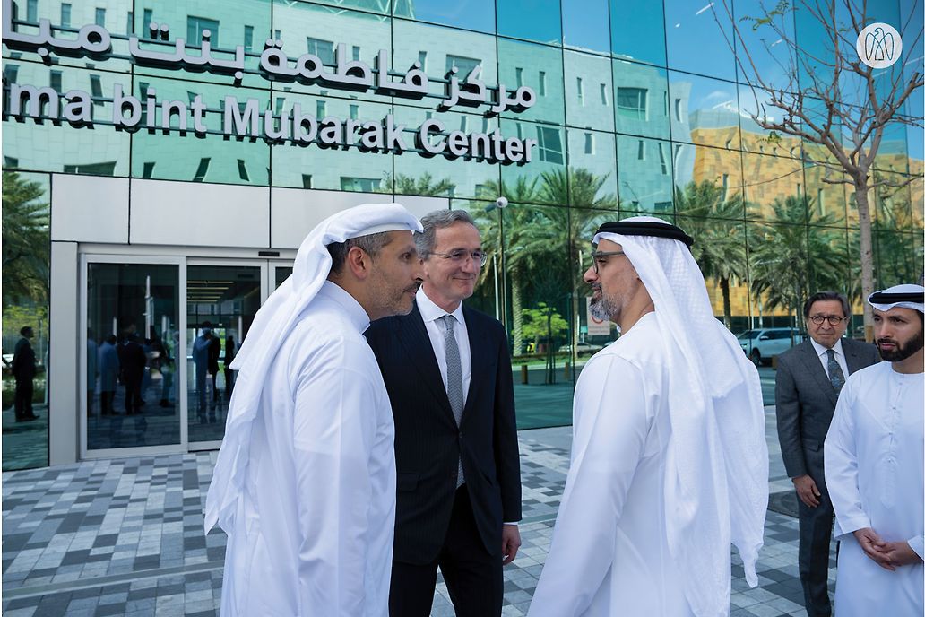 Khaled Bin Mohamed Bin Zayed Inaugurates Fatima Bint Mubarak Center At ...