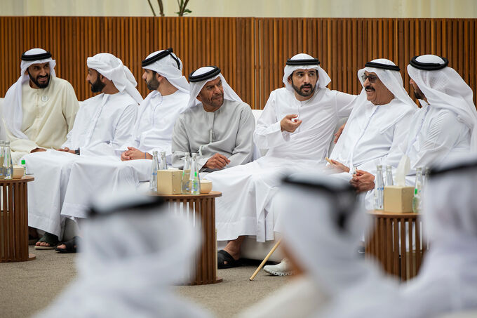 Video | Dubai Crown Prince, Sheikhs, Emiratis offer condolences over passing of Hazza bin Sultan bin Zayed