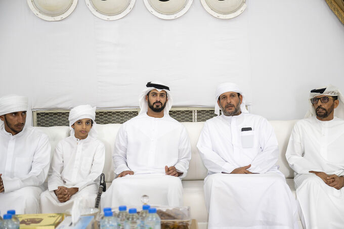 Zayed bin Hamdan bin Zayed offers condolences on the passing of Mohamed Humaid Baldabeela Al Mansoori 