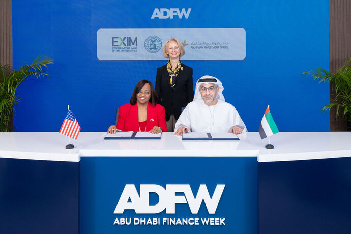 Abu Dhabi Investment Office signs an agreement with Export-Import Bank