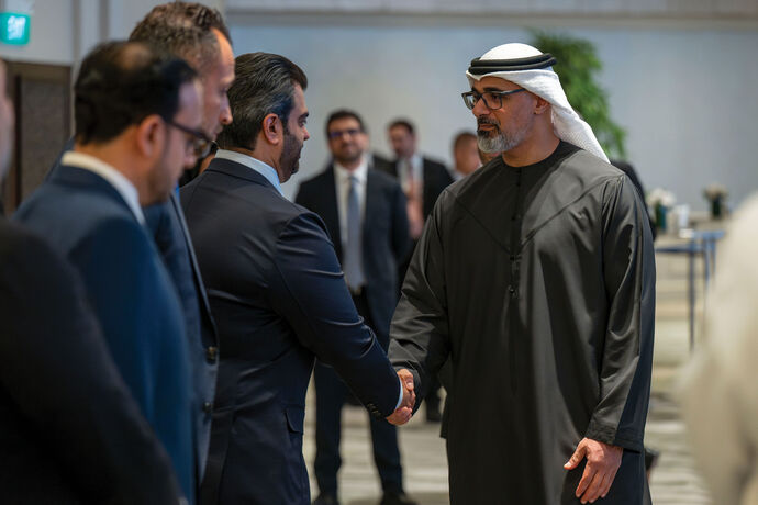 Crown Prince of Abu Dhabi attends UAE-Singapore Business Council’s networking event