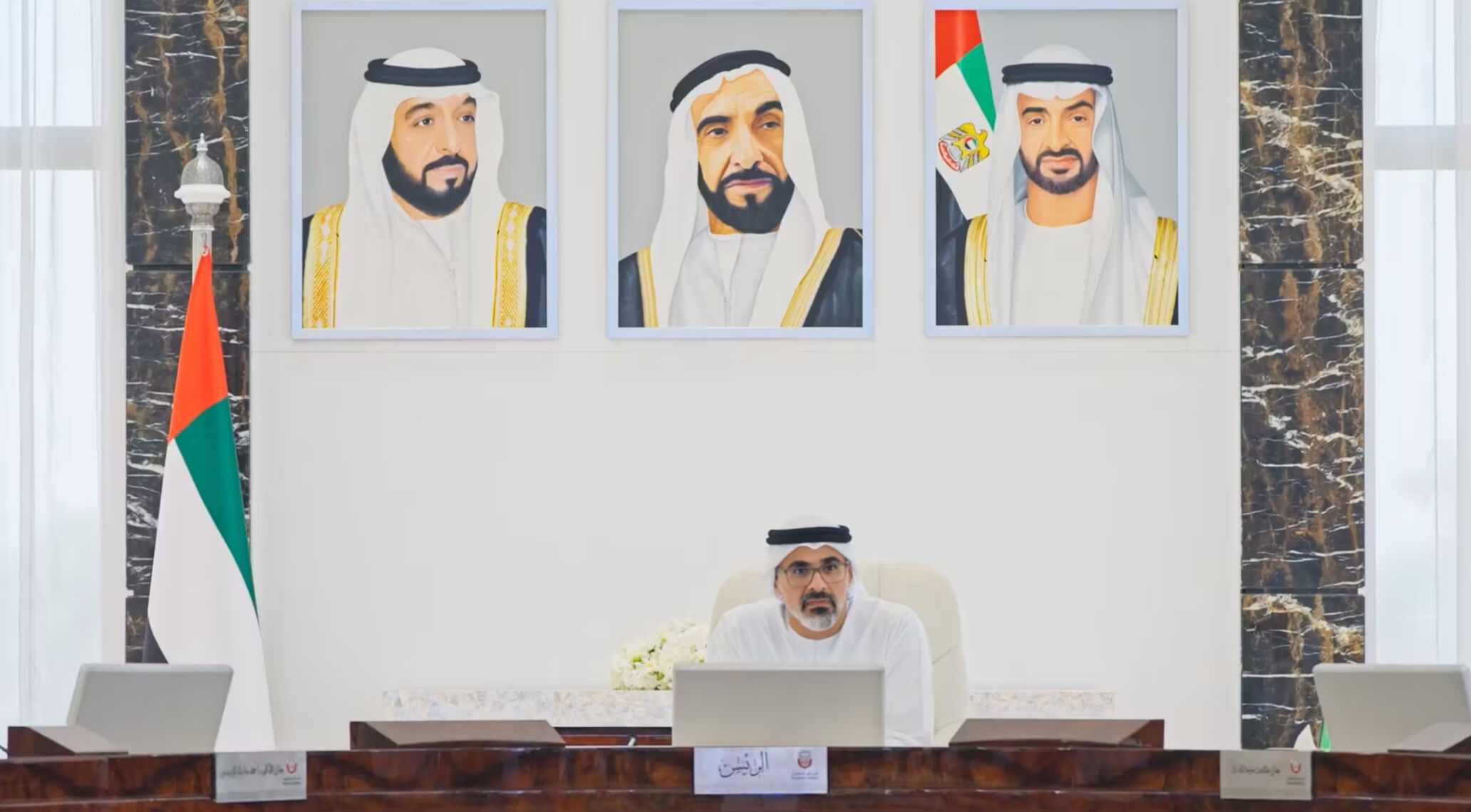 Khaled Bin Mohamed Bin Zayed Chairs Abu Dhabi Executive Council Meeting