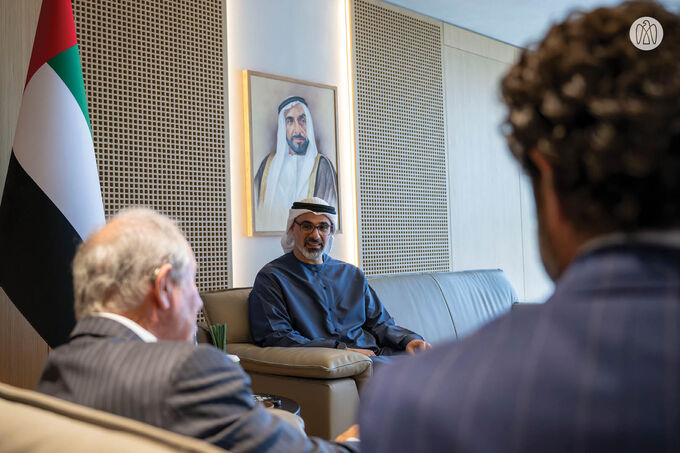 Video | Khaled bin Mohamed bin Zayed meets CEO of Blackstone