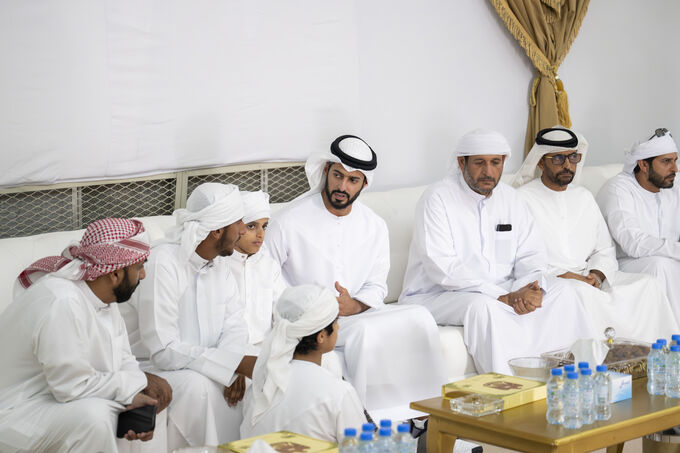 Zayed bin Hamdan bin Zayed offers condolences on the passing of Mohamed Humaid Baldabeela Al Mansoori 