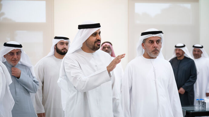 Theyab bin Mohamed bin Zayed offers condolences on the passing of martyr Abdul Hamid Sultan Al Hammadi’s mother