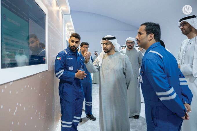 Hamdan bin Zayed visits Bu Hasa field and praises ADNOC’s efforts in employing artificial intelligence and technology in production processes