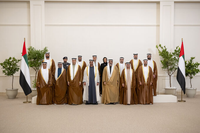 Before the UAE President and in the presence of Crown Prince of Abu Dhabi, Abu Dhabi Executive Council’s new members take oath of office