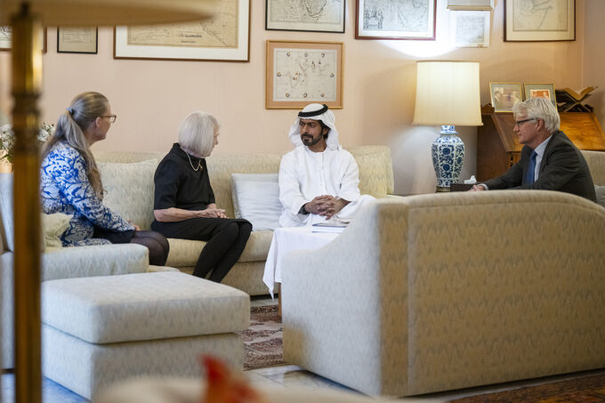 Khalifa bin Tahnoon bin Mohammed offers condolences on the passing of David Heard