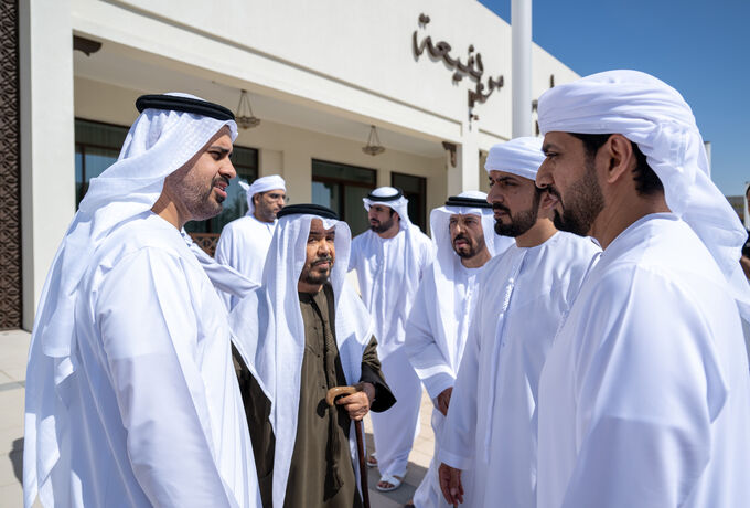 Theyab bin Mohamed bin Zayed offers condolences on the passing of Ahmed Juan Al Dhaheri