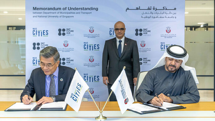 Department of Municipalities and Transport partners with NUS Cities to advance Abu Dhabi’s smart urban development