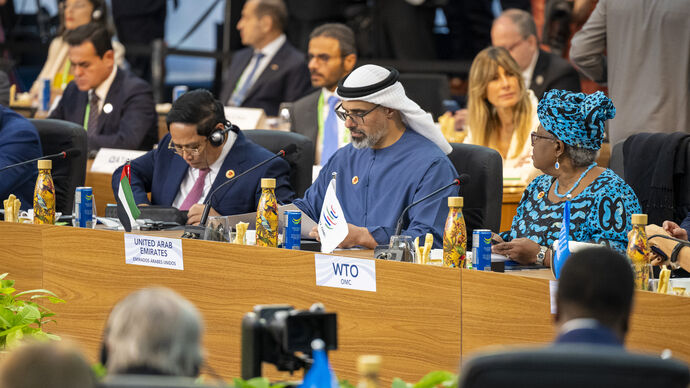 Crown Prince of Abu Dhabi delivers UAE’s address at the opening session of 19th G20 summit in Brazil