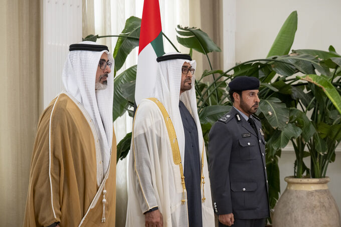 Before the UAE President and in the presence of Crown Prince of Abu Dhabi, Abu Dhabi Executive Council’s new members take oath of office