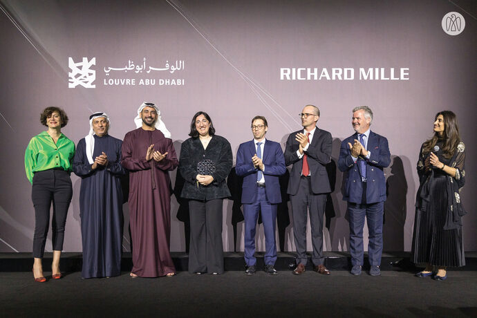 In the presence of Zayed bin Sultan bin Khalifa Louvre Abu Dhabi