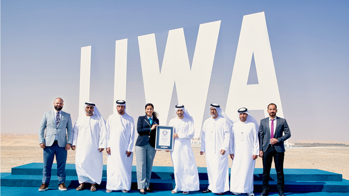 Liwa board in Al Dhafra sets Guinness World Record as the world&#039;s longest sign