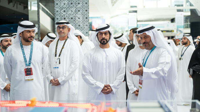 Khalifa bin Tahnoon bin Mohammed attends opening ceremony of World Utilities Congress 2024