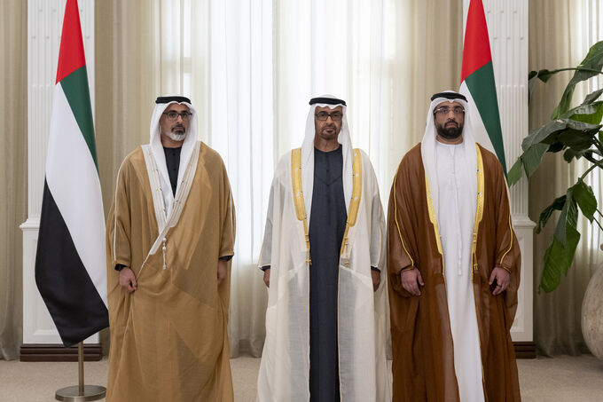 Before the UAE President and in the presence of Crown Prince of Abu Dhabi, Abu Dhabi Executive Council’s new members take oath of office