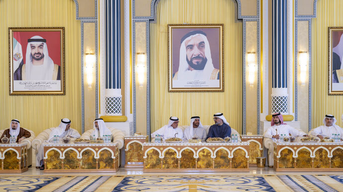 Khaled bin Mohamed bin Zayed offers condolences on passing of Saeed bin Ahmed Al Otaiba