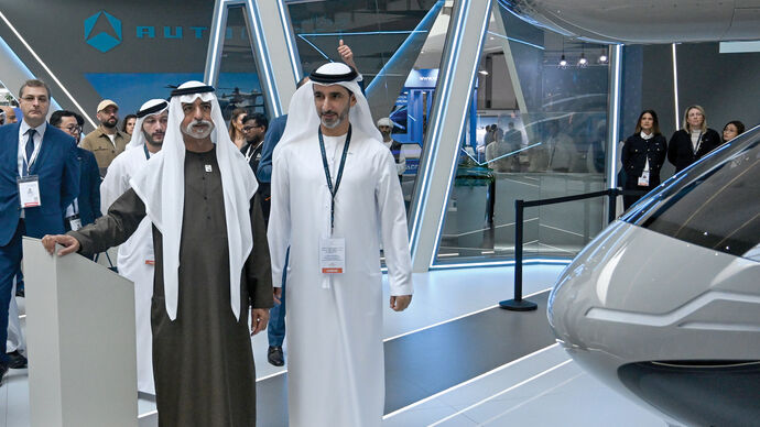 Nahyan bin Mubarak inaugurates Air Expo Abu Dhabi 2024